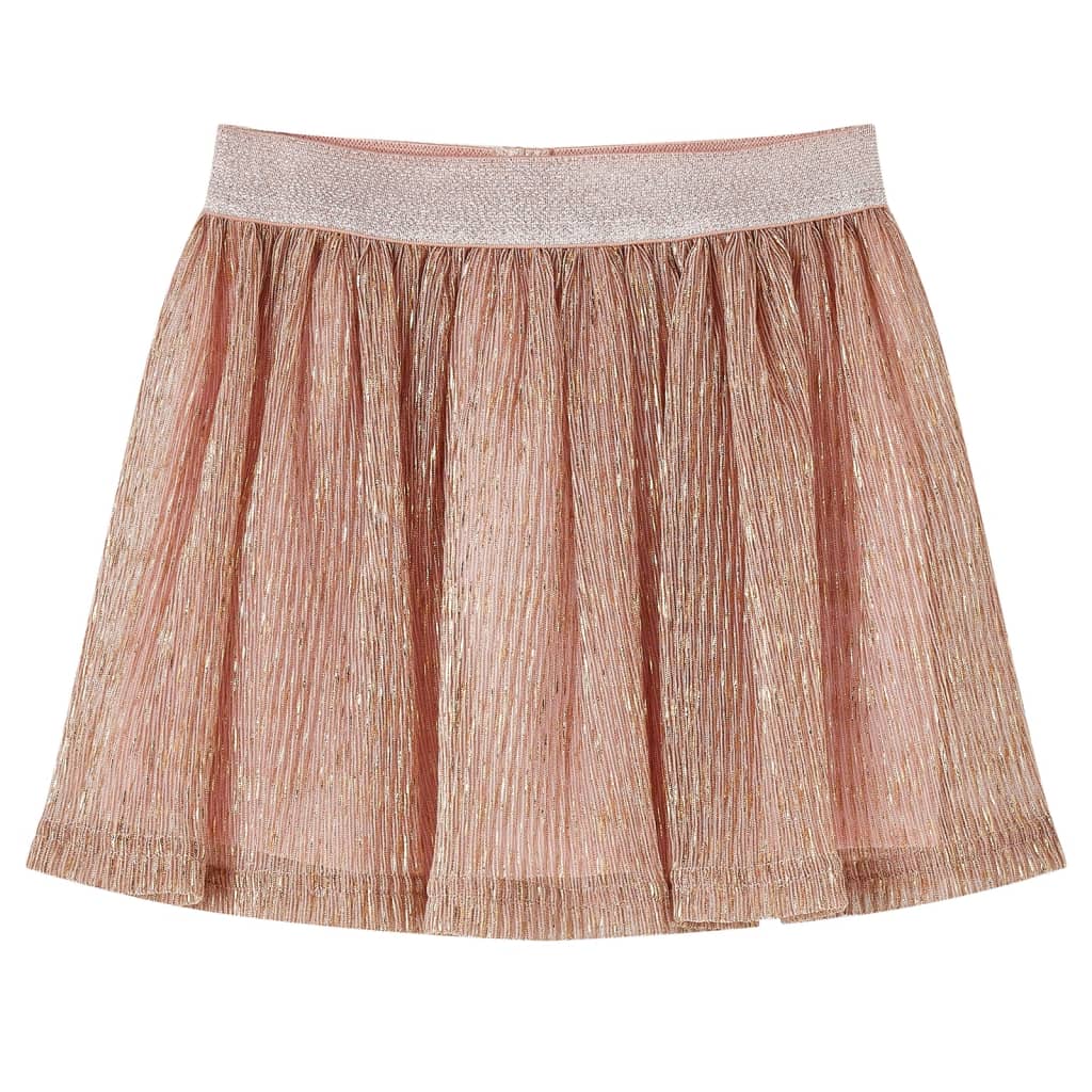 Jupe enfant pailletée rose clair 104