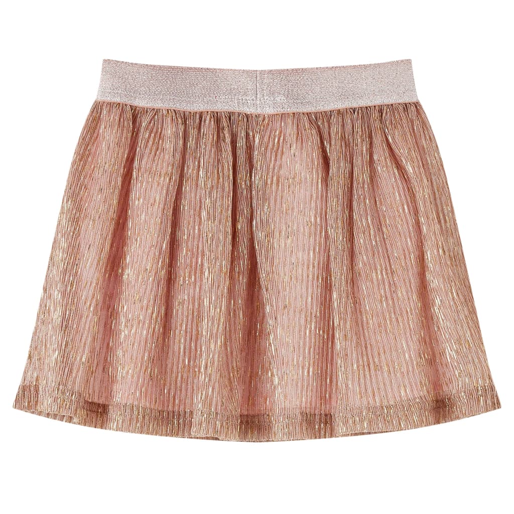 Jupe enfant pailletée rose clair 104