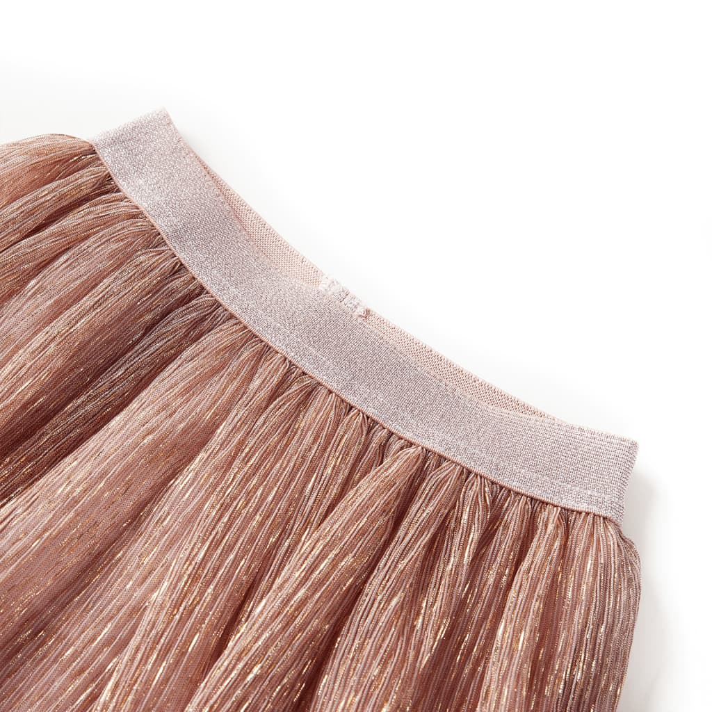 Jupe enfant pailletée rose clair 104