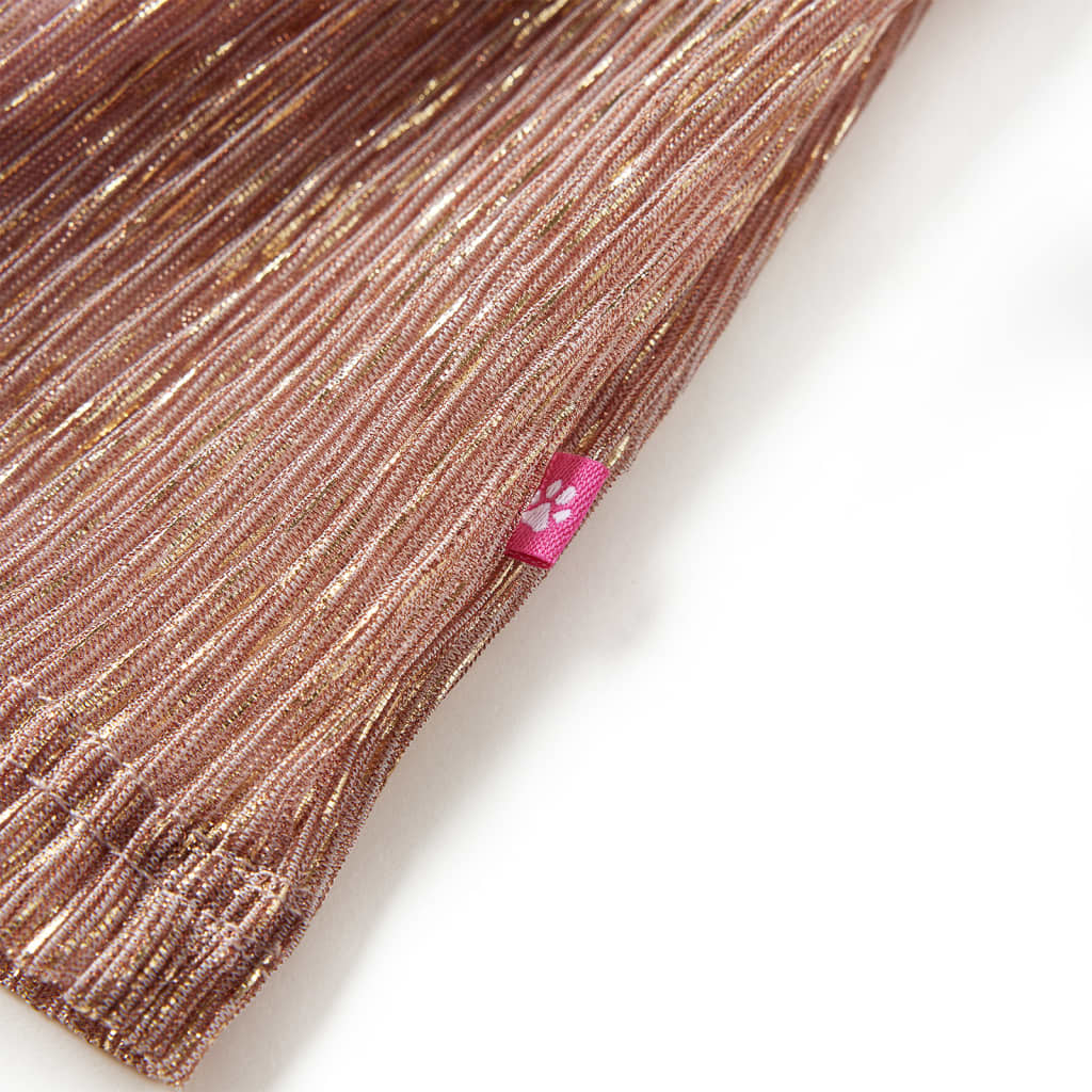 Jupe enfant pailletée rose clair 104