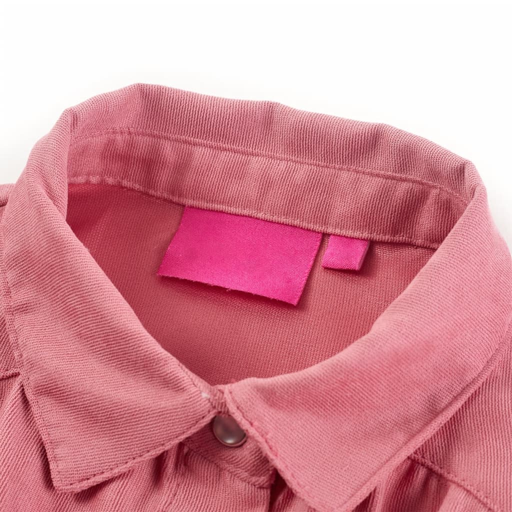 Children's Blouse with Puff Sleeves Old Rose 92