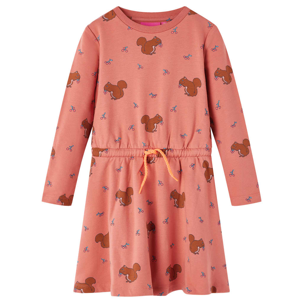 Robe enfant vieux rose 116
