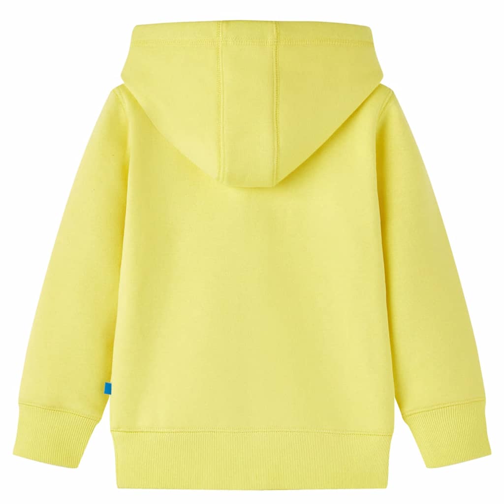 Kids' Zip-Up Hoodie Light Yellow 92