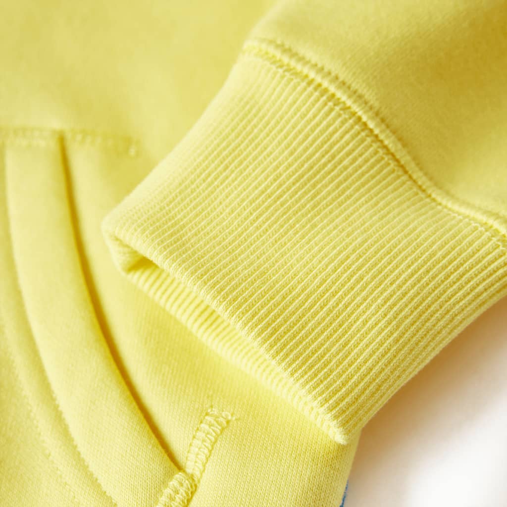 Kids' Zip-Up Hoodie Light Yellow 92