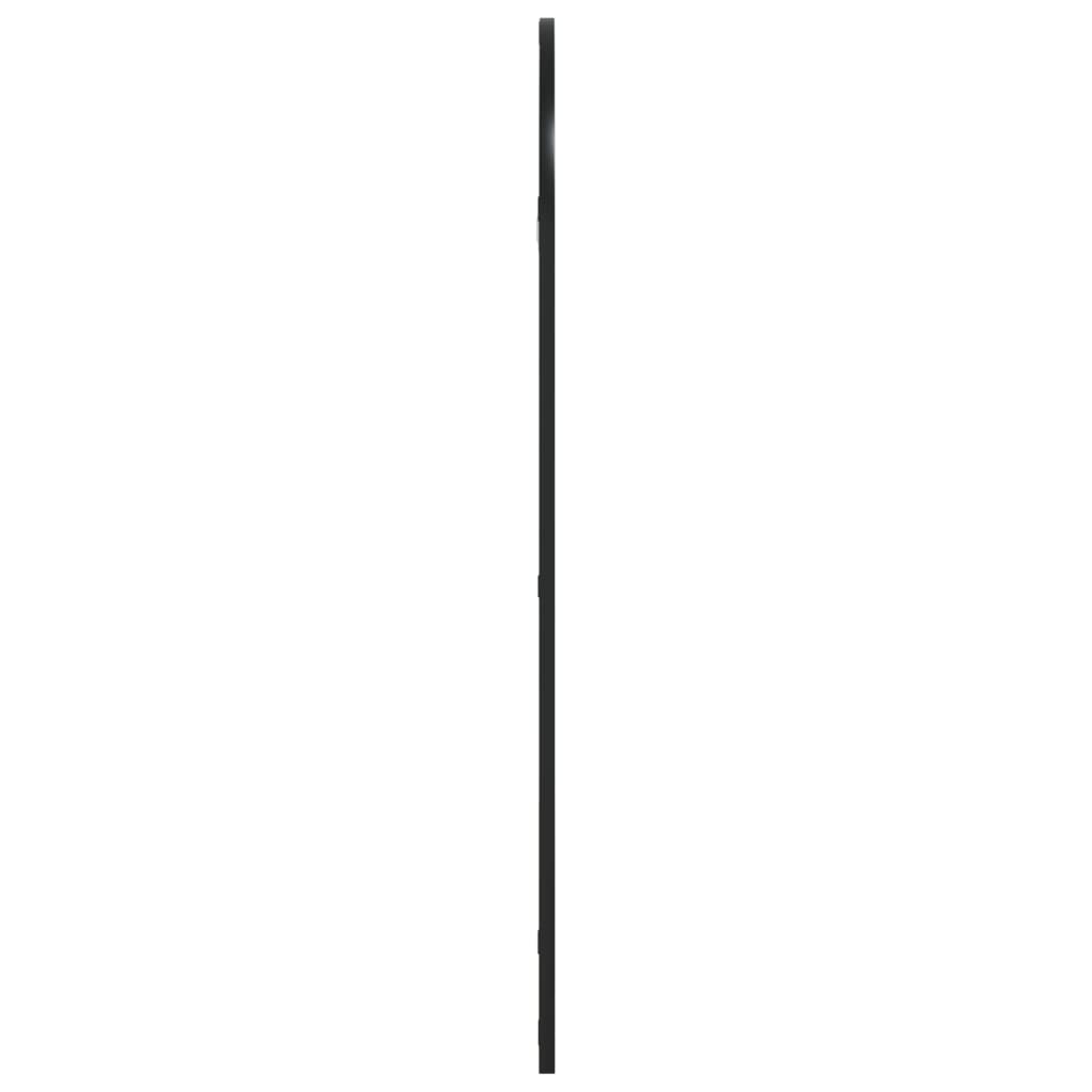 Wall Mirror Black 50x100 cm Arched Iron