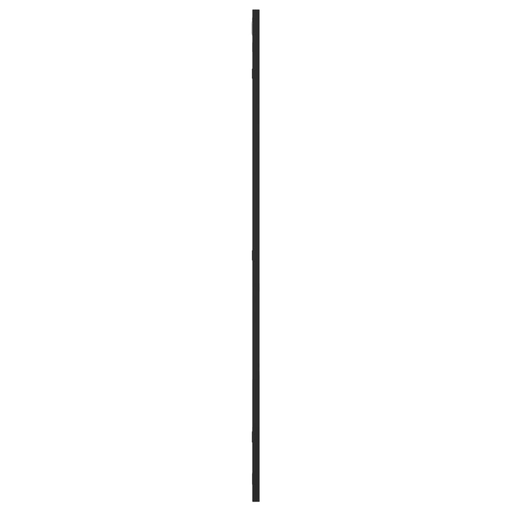 Black Wall Mirror 60x100 cm Rectangular Iron