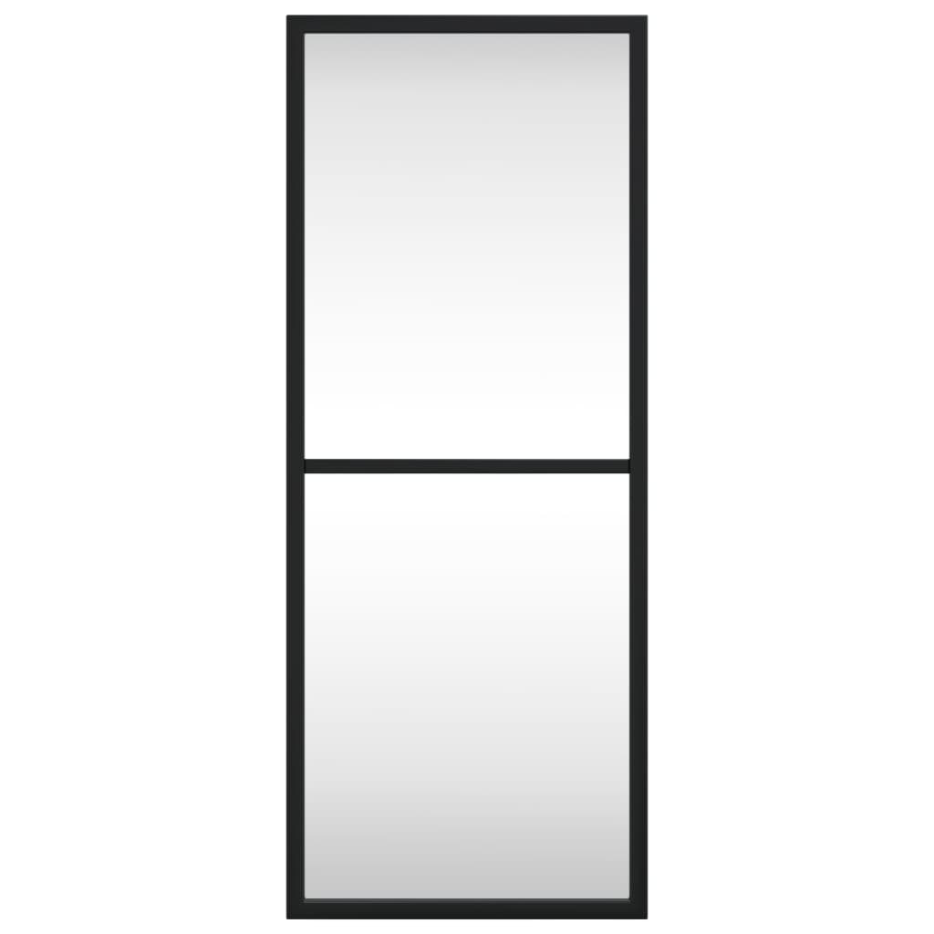 Wall Mirror Black 20x50 cm Rectangular Iron