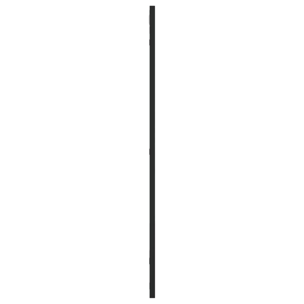 Wall Mirror Black 50x80 cm Rectangular Iron