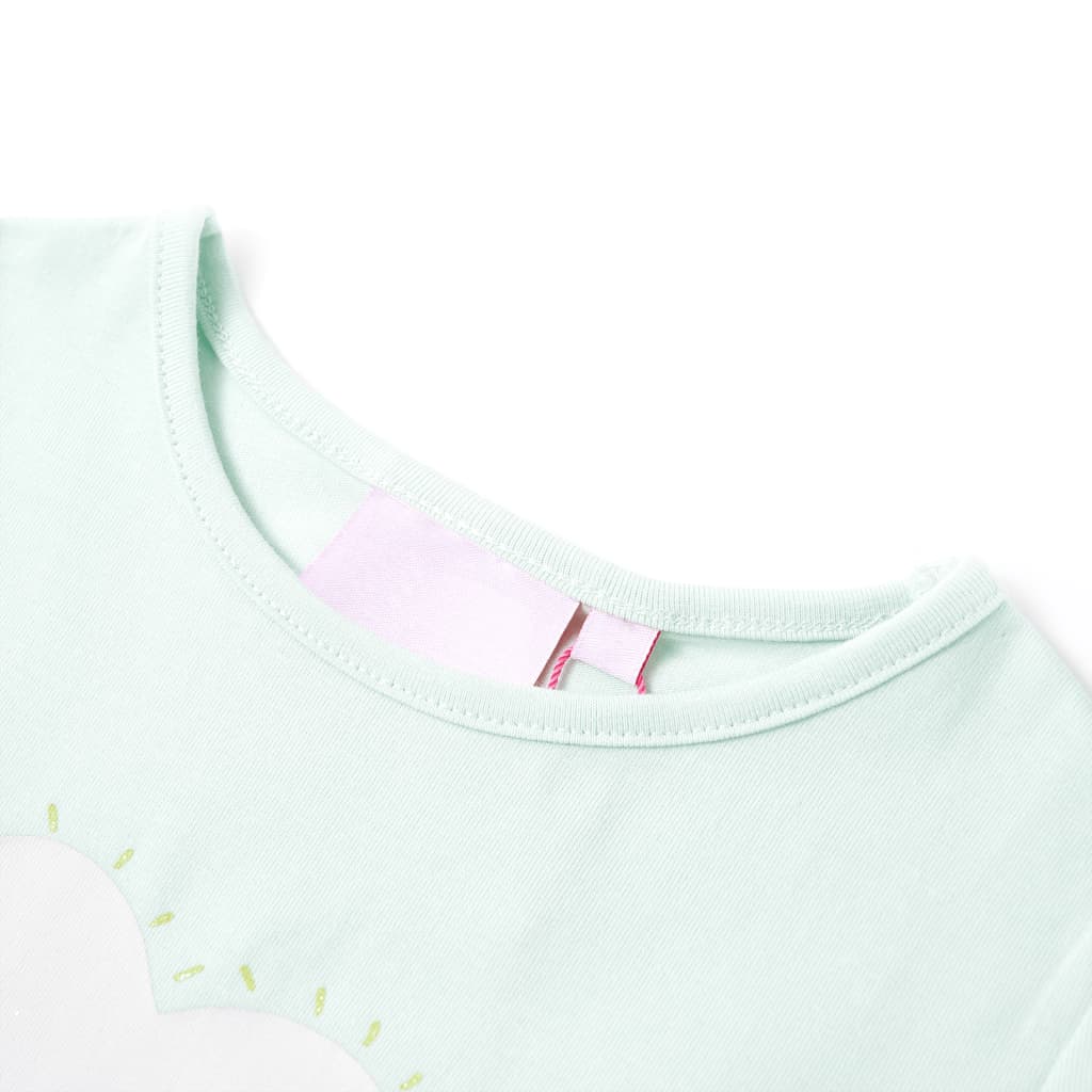 Kids' T-shirt Light Mint Green 92