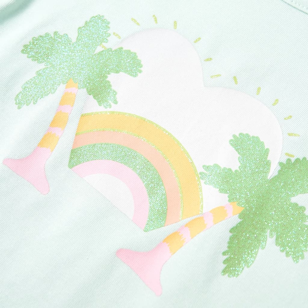 Kids' T-shirt Light Mint Green 92