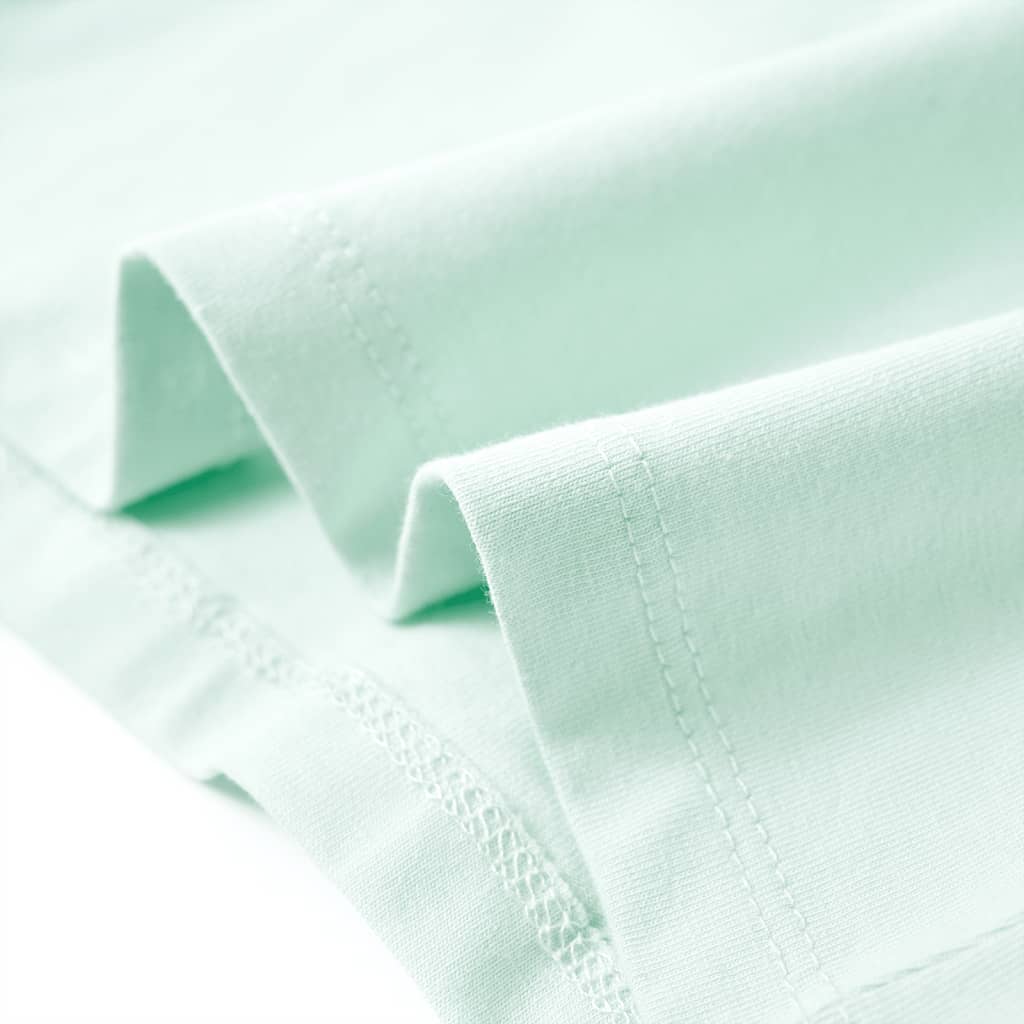 T-shirt enfant vert menthe clair 116