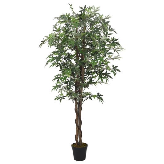 Artificial Maple Tree, 504 Leaves, 150 cm, Green