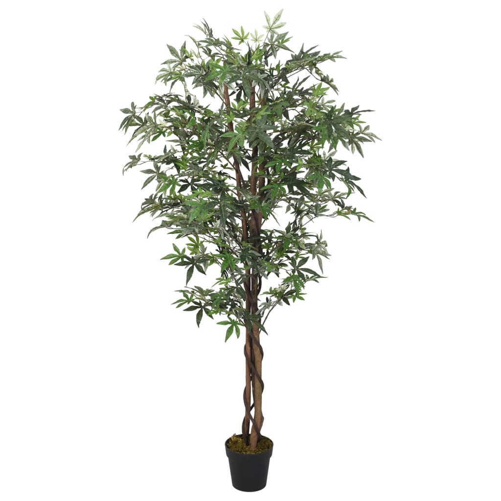 Artificial Maple Tree, 504 Leaves, 150 cm, Green