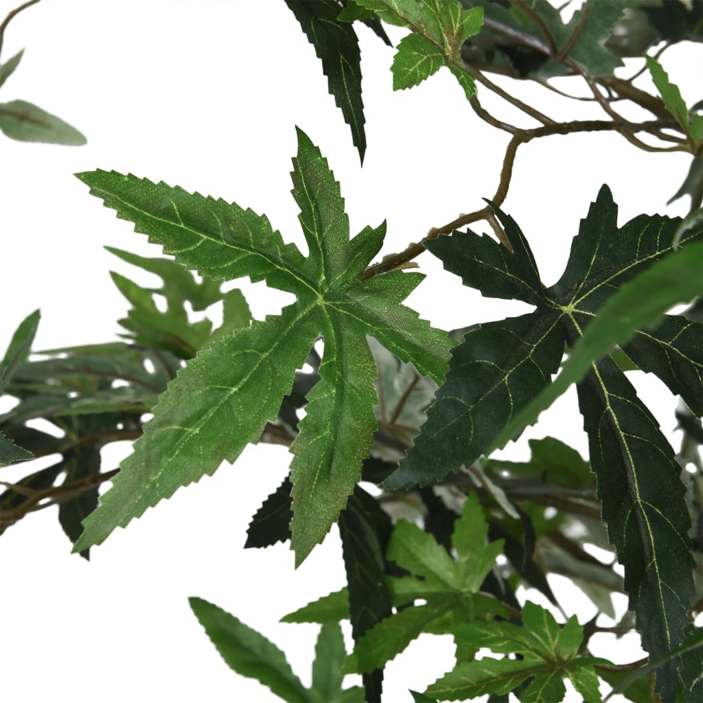 Artificial Maple Tree, 504 Leaves, 150 cm, Green