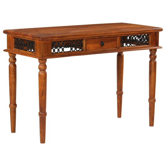 Bureau avec tiroir 110x50x76 cm Bois massif acacia