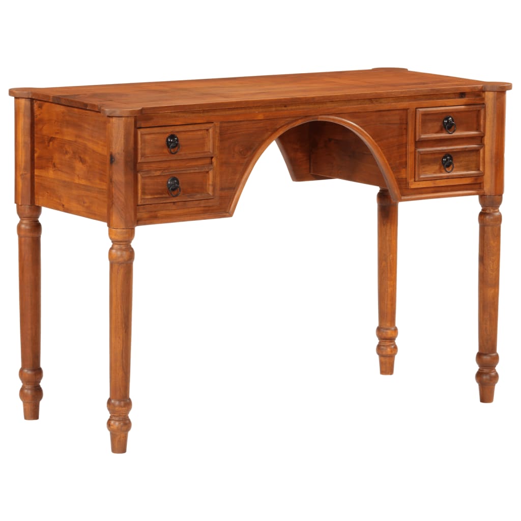 Desk with drawers 110x50x76 cm Solid acacia wood