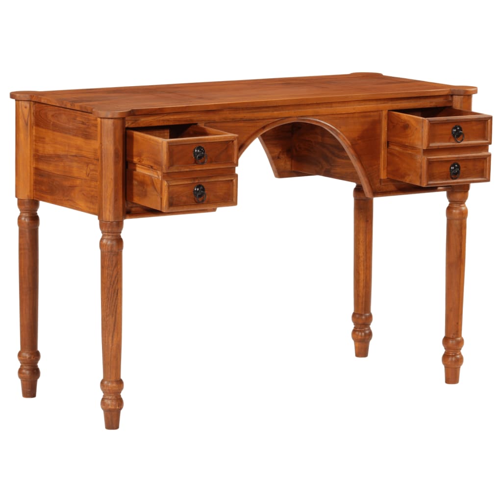 Desk with drawers 110x50x76 cm Solid acacia wood
