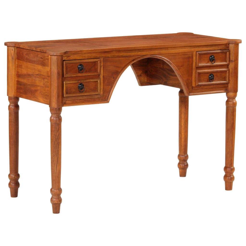 Desk with drawers 110x50x76 cm Solid acacia wood