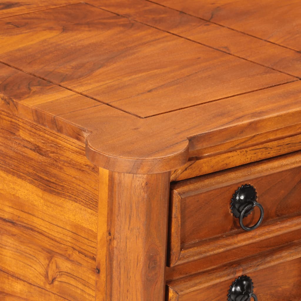 Desk with drawers 110x50x76 cm Solid acacia wood