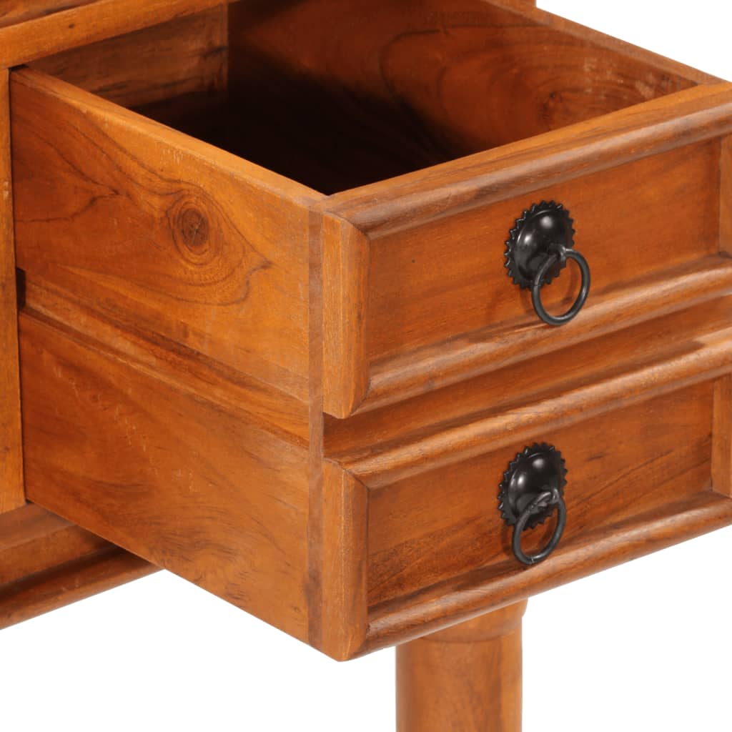 Desk with drawers 110x50x76 cm Solid acacia wood