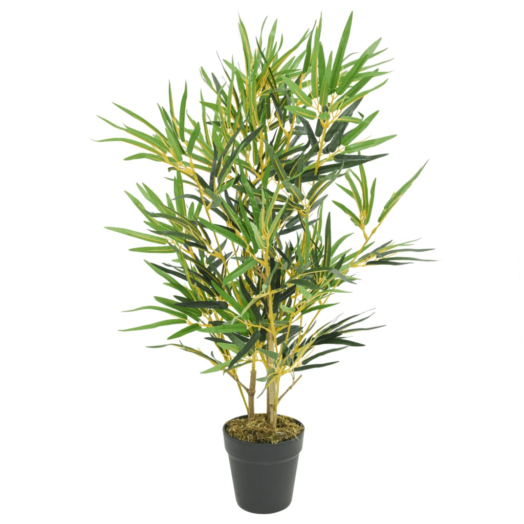 Artificial Bamboo Tree with 368 Leaves, 80 cm, Green