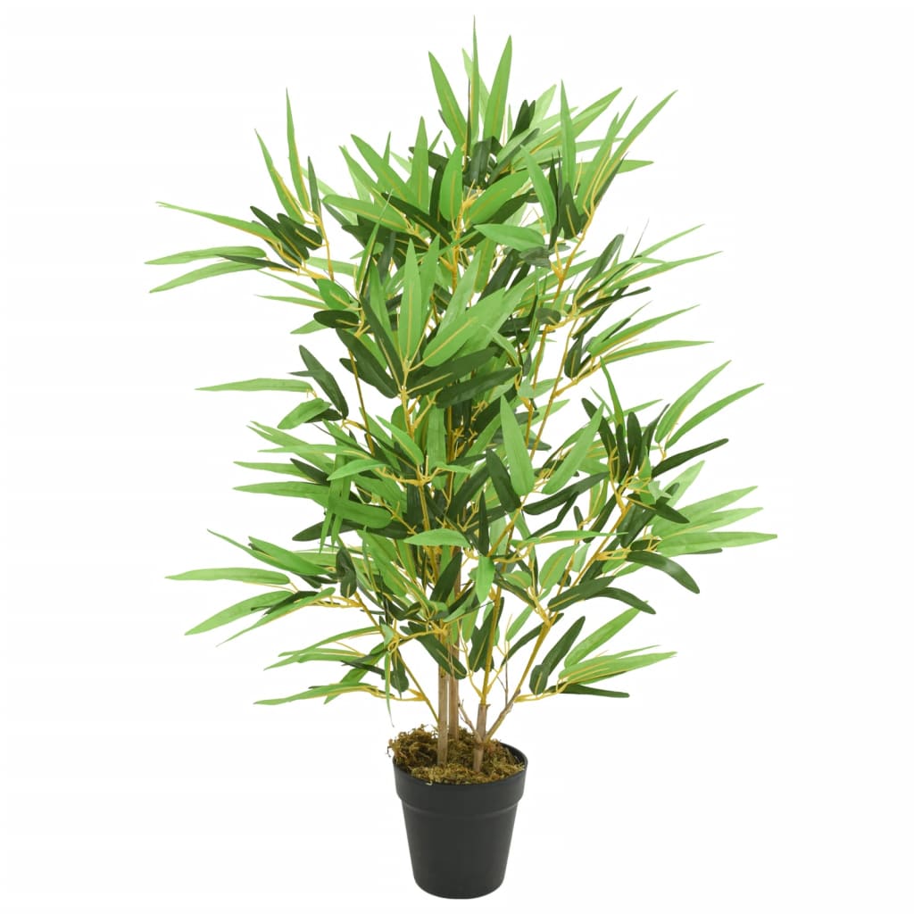 Artificial Bamboo Tree with 368 Leaves, 80 cm, Green
