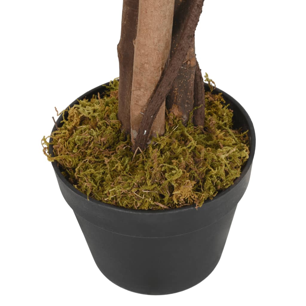Arbre de glycine artificiel 840 feuilles 150 cm vert et blanc