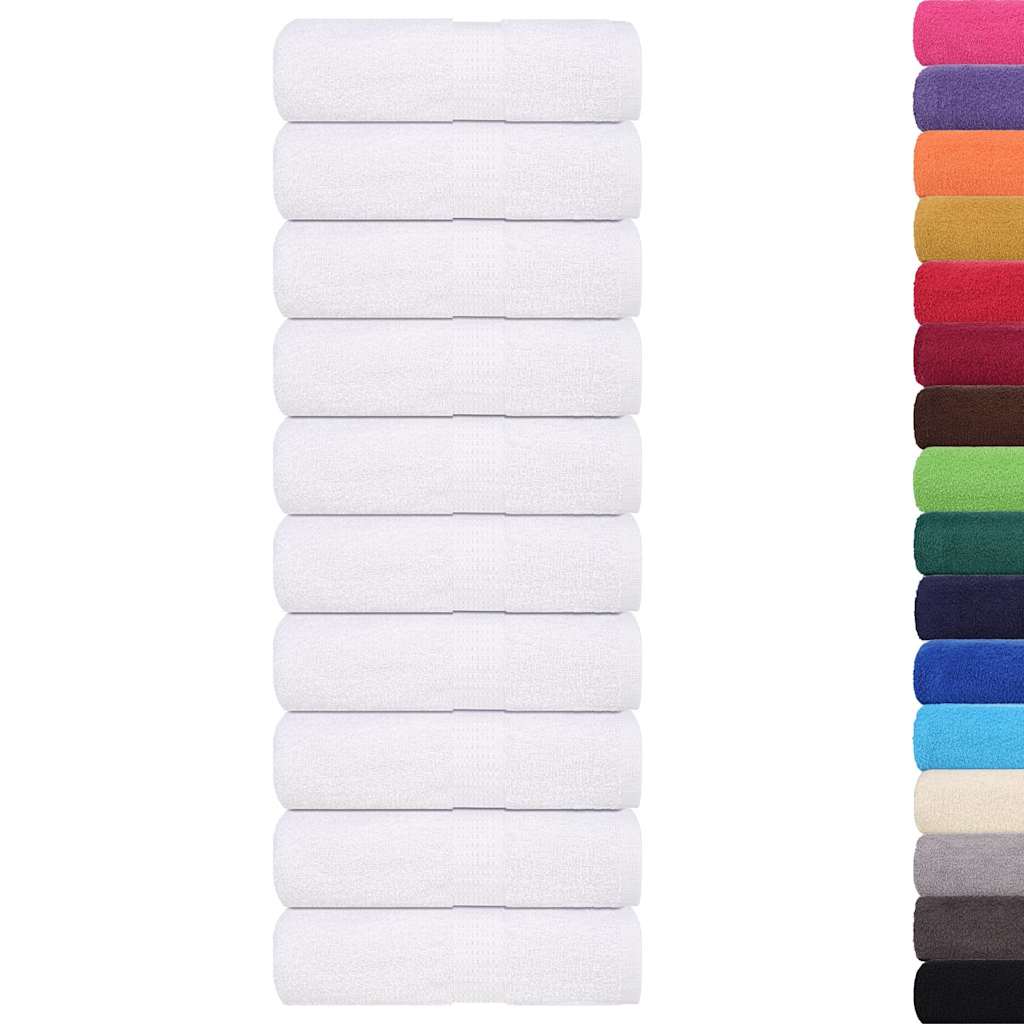 Gästetücher FROGN 10 Stk. Weiß 30x50 cm 360 g/m²