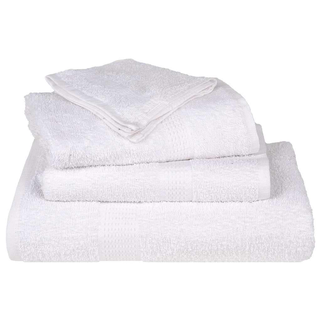 Gästetücher FROGN 10 Stk. Weiß 30x50 cm 360 g/m²