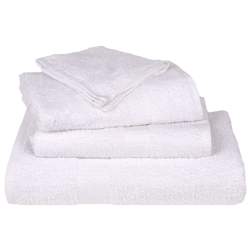 Serviettes FROGN 2 pces Blanc 50x100 cm 360 g/m²