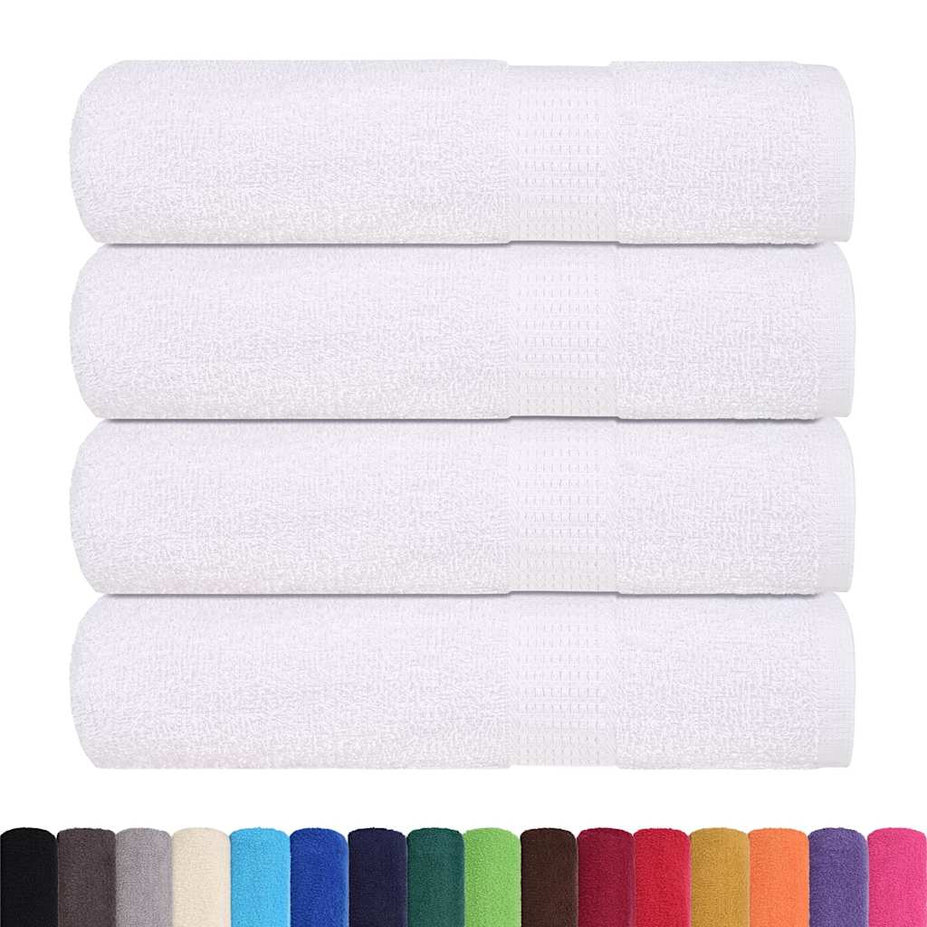 Serviettes FROGN 4 pces. Blanc 50x100 cm 360 g/m²