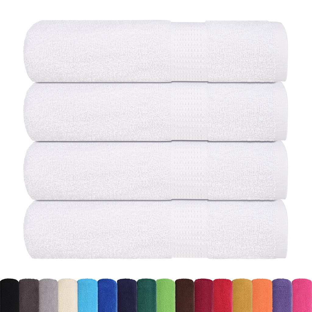 Frogn Bath Towels 4 pcs. White 100x150 cm 360 g/m²