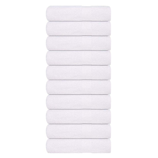 Bath Towels FROGN 10 pcs. White 100x150 cm 360 gsm