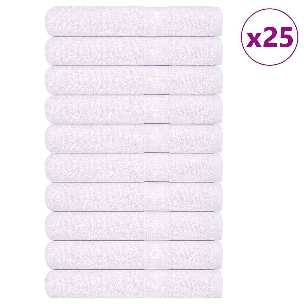 Handtücher FROGN 25 Stk. Weiß 100x200 cm 360 g/m²