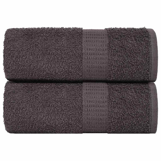 Waschlappen FROGN 2 Stk. Anthrazit 15x21 cm 360 g/m²