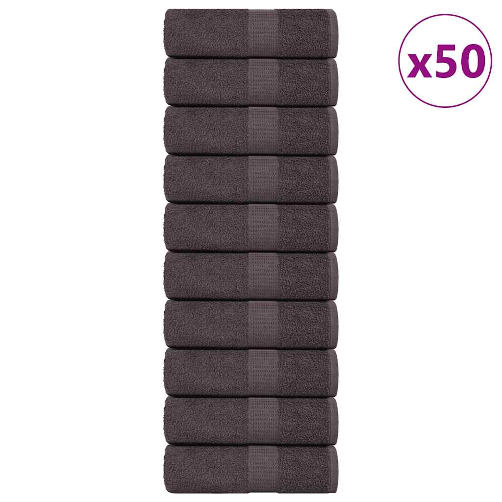 Waschlappen FROGN 50 Stk. Anthrazit 15x21 cm 360 g/m²