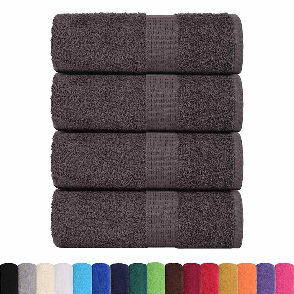 Waschtücher FROGN 4 Stk. Anthrazit 30x30 cm 360 g/m²