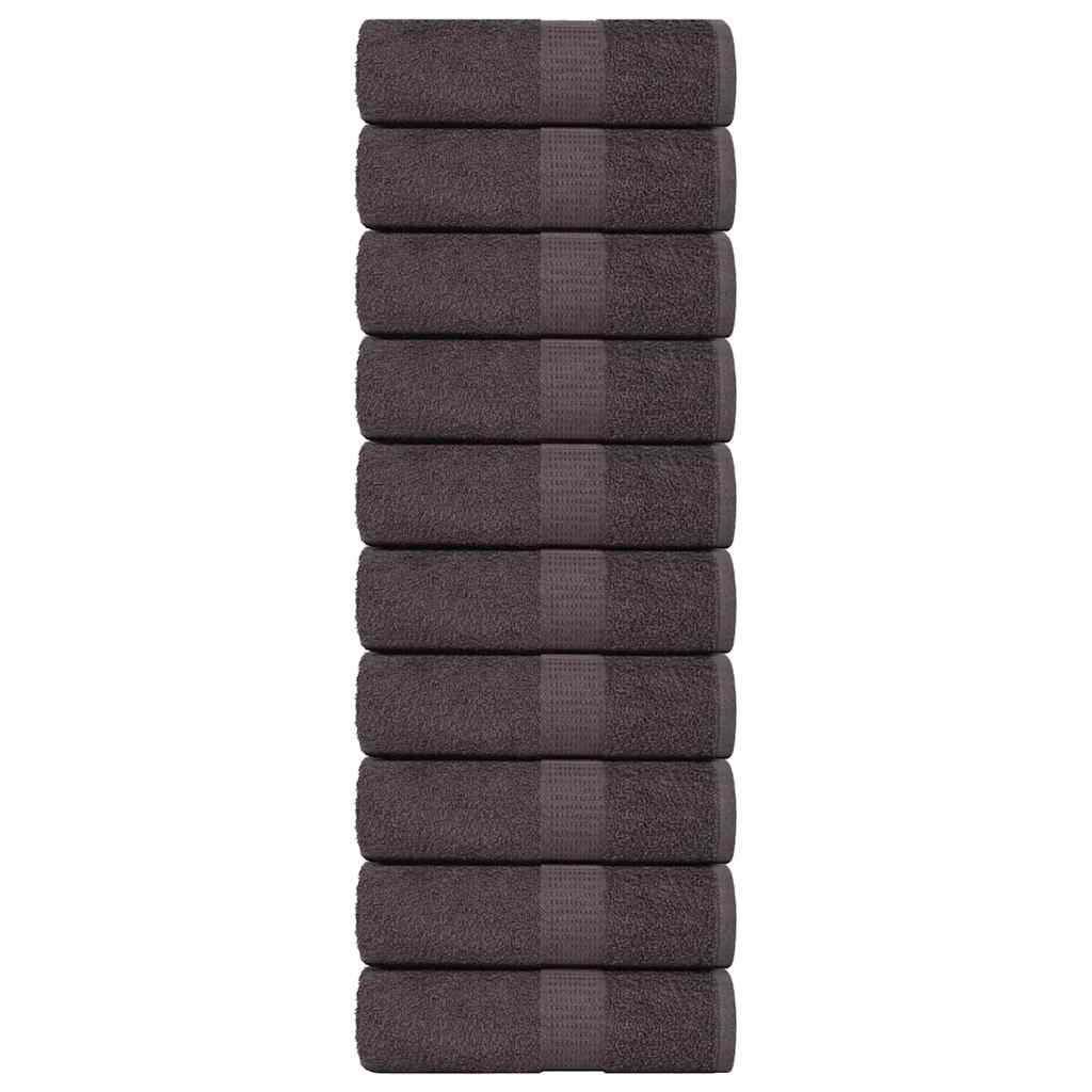 Waschtücher FROGN 10 Stk. Anthrazit 30x30 cm 360 g/m²