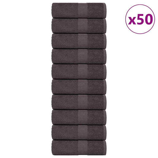 Waschtücher FROGN 50 Stk. Anthrazit 30x30 cm 360 g/m²