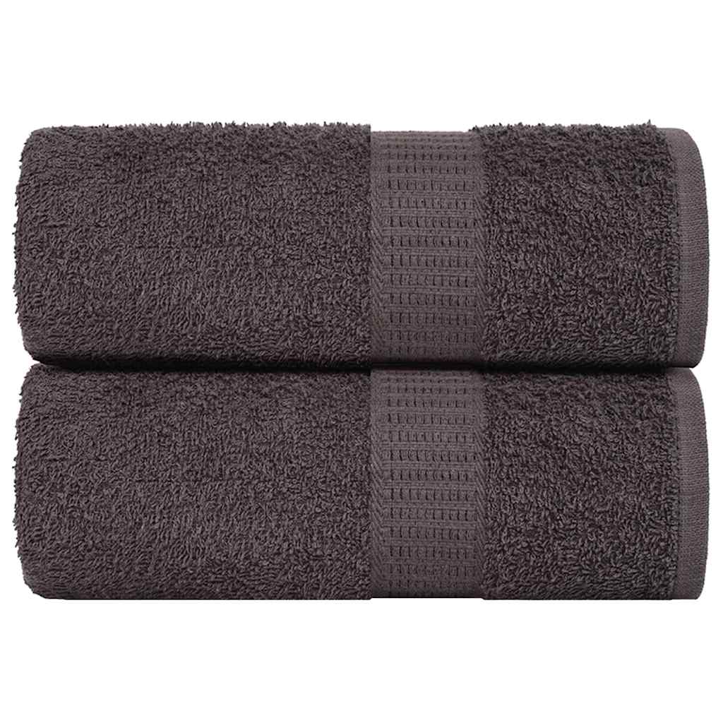 Serviettes d'invité FROGN 2 pièces Anthracite 30x50 cm 360 g/m²