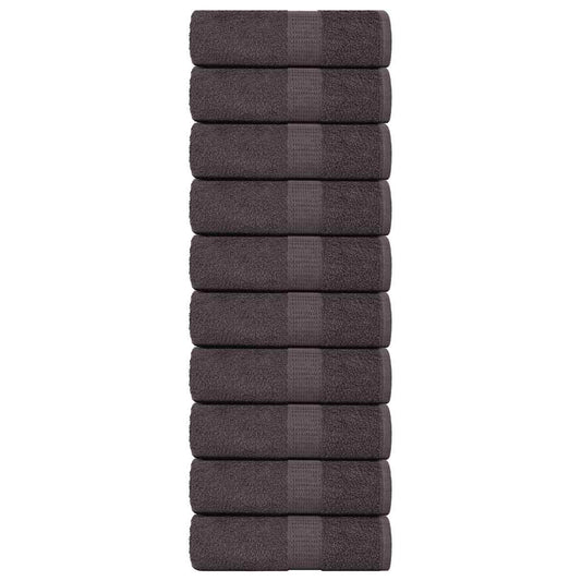 Gästetücher FROGN 10 Stk. Anthrazit 30x50 cm 360 g/m²