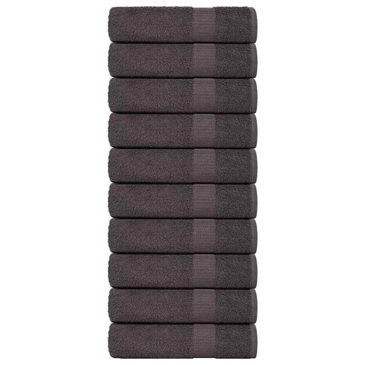 Handtücher FROGN 10 Stk. Anthrazit 50x100 cm 360 g/m²