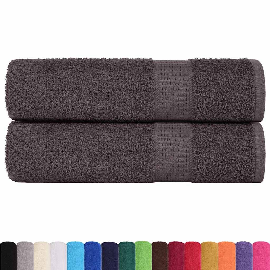 Bath towels FROGN 2 pcs. Anthracite 70x140 cm 360 g/m²