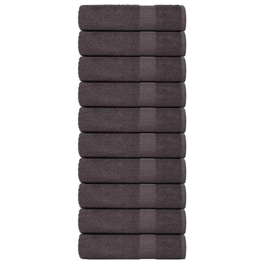 Duschtücher FROGN 10 Stk. Anthrazit 70x140 cm 360 g/m²