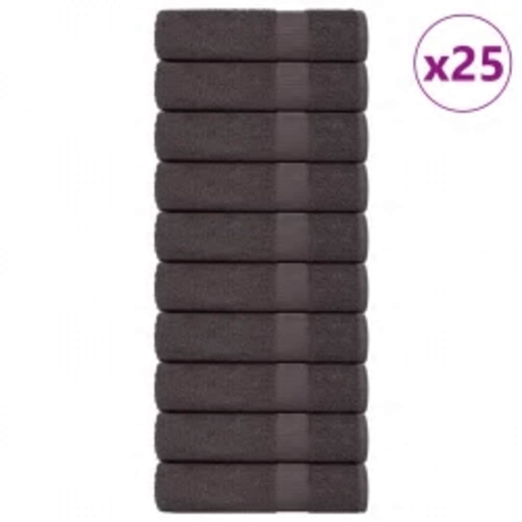 Draps de douche FROGN 25 pièces Anthracite 70x140 cm 360 g/m²