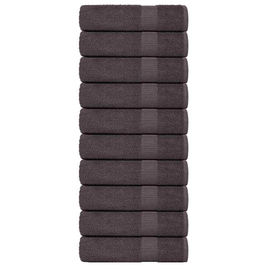 Badetücher FROGN 10 Stk. Anthrazit 100x150 cm 360 g/m²