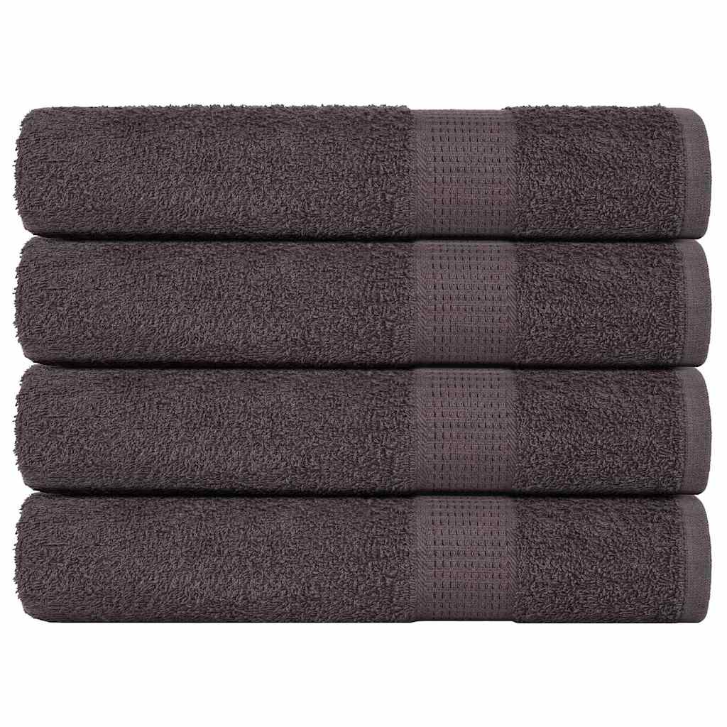 Saunatücher FROGN 4 Stk. Anthrazit 80x200 cm 360 g/m²