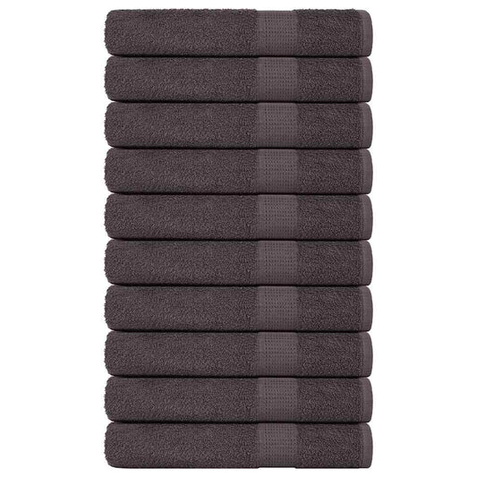 Saunatücher FROGN 10 Stk. Anthrazit 80x200 cm 360 g/m²