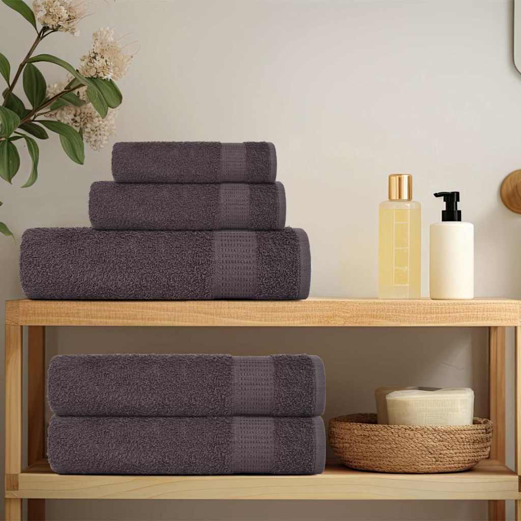 Towels FROGN 2 pcs. Anthracite 100x200 cm 360 g/m²