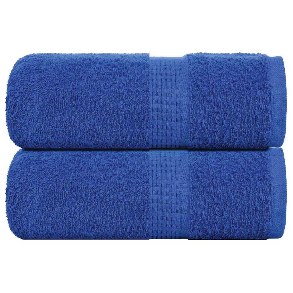 Serviettes d'invité FROGN 2 p. Bleu 30x50 cm 360 g/m²